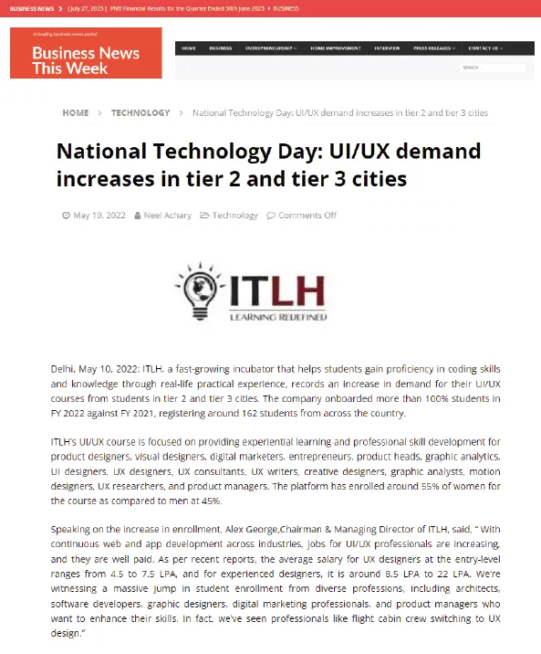 ITLH Featured on