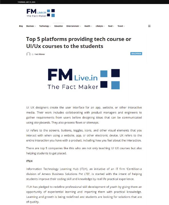 ITLH Featured on