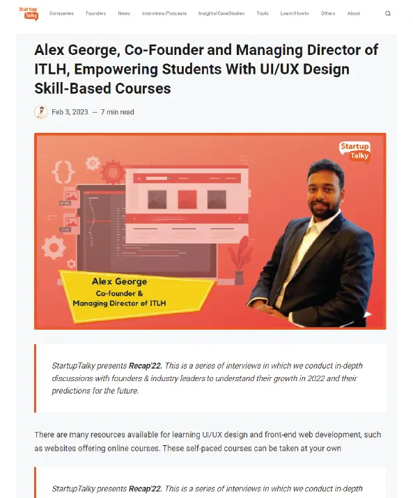 ITLH Featured on